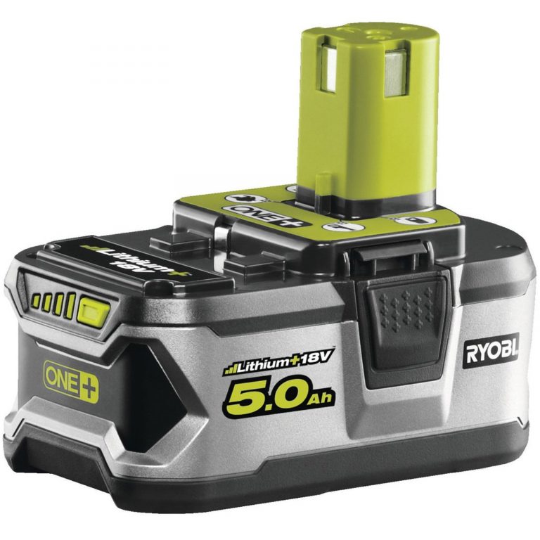 Ryobi RB18L50 Akku 18V 5 Ah, One plus, Lithium, passt bei 35 Ryobi ...